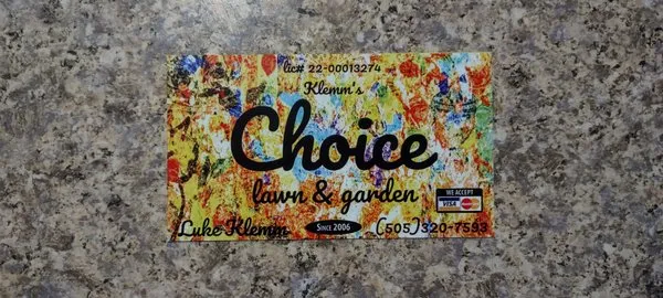 Choice Lawn and Garden Logo