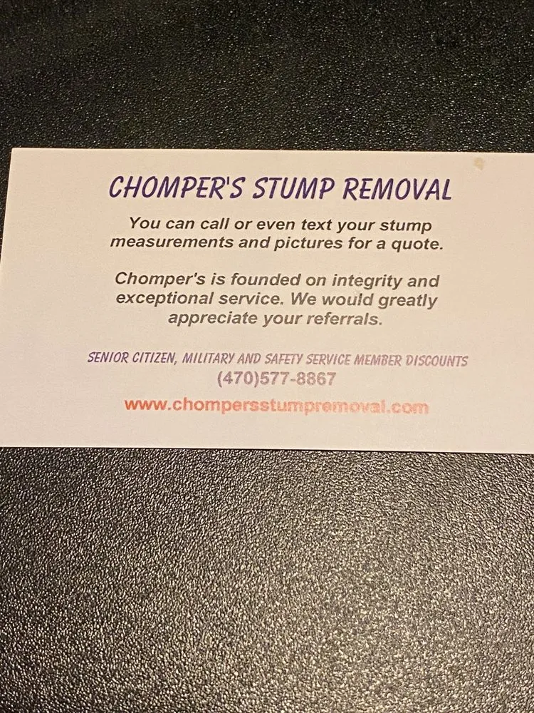 Top-rated landscaping services in Cumming, GA by Chompers Stump Removal
