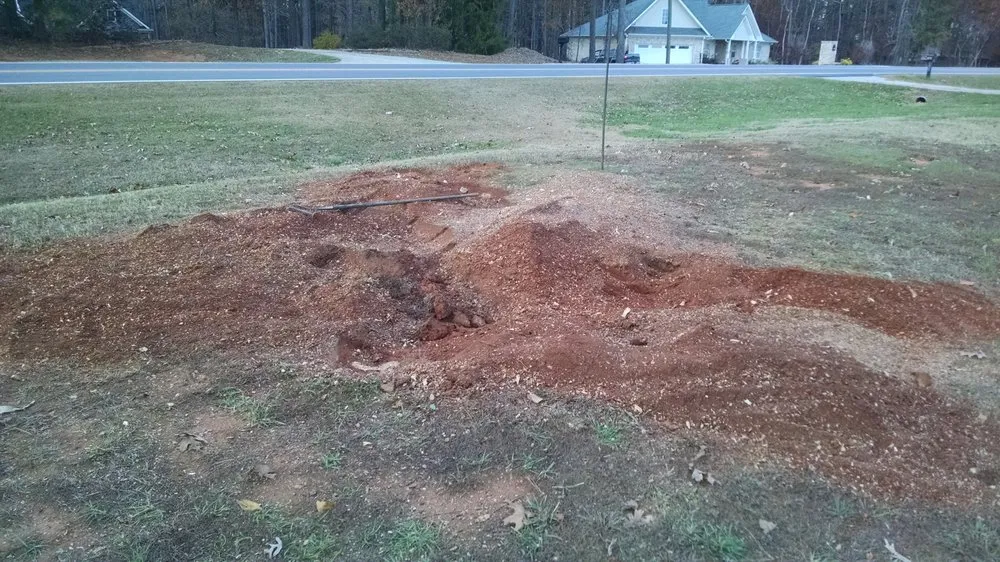 Custom garden landscaping in Cumming, GA - Chompers Stump Removal