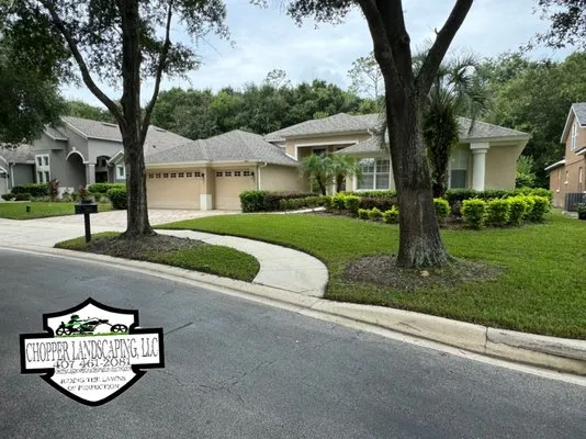 Chopper Landscaping Logo