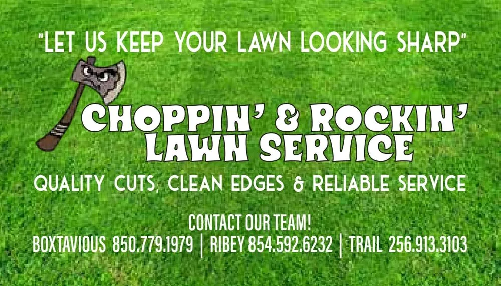 Local landscape design in Anniston, AL - Choppin & Rockin Lawn