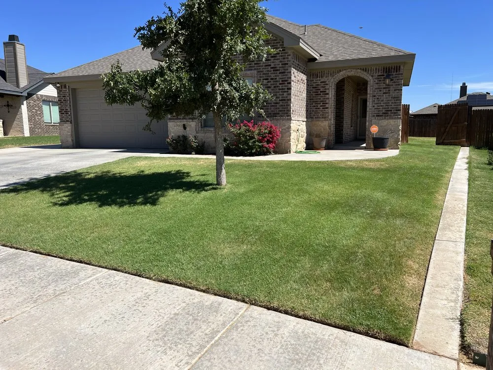 Affordable landscape design in Lubbock, TX by Choppin Blades Lawn Care