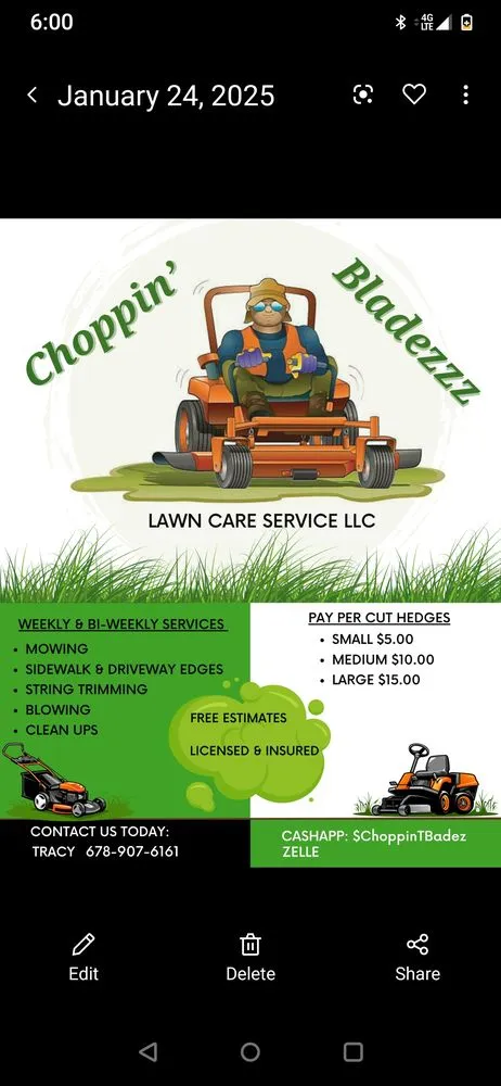 Custom garden landscaping for homes across Newnan, GA - Choppin' Bladezzz Lawn Care Service