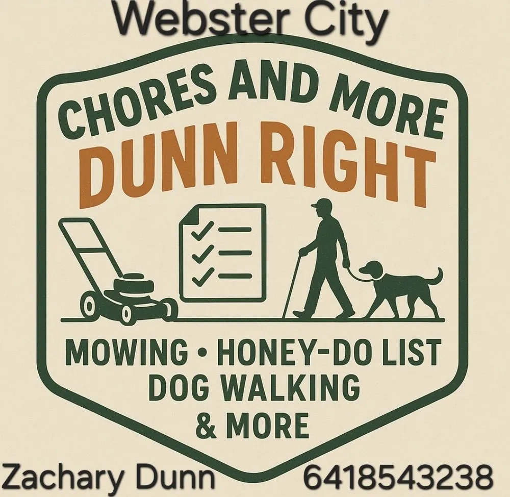 Custom landscape installation for residential properties in Webster City, IA by Chores And More Dunn Right