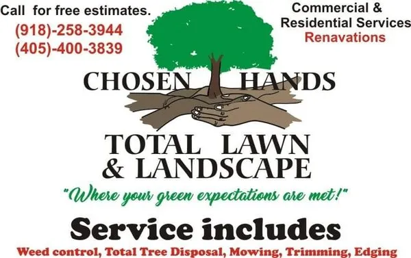 Chosen Hands Total Lawn and Landscape Logo