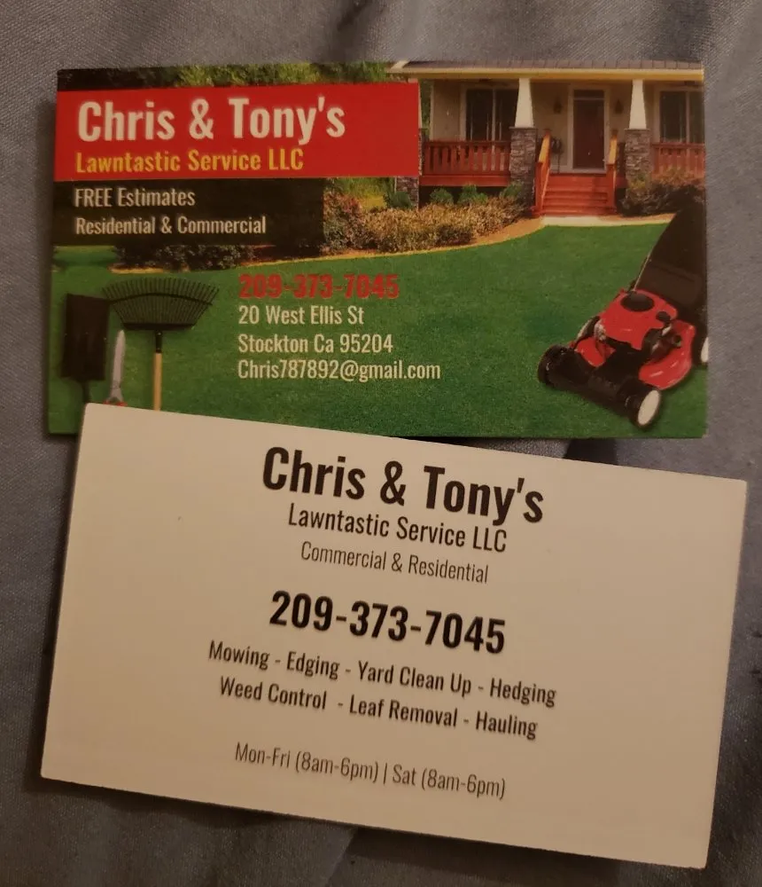Expert lawn mowing service for year-round maintenance across Stockton, CA - Chris & Tony's Lawntastic Service
