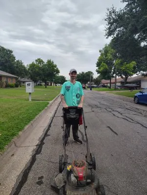 Chris and Jess's Lawn Service ‍ Logo