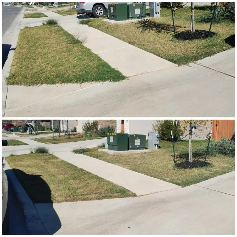 Local landscape installation in Luling, TX by Chris Anthony's Lawn Service