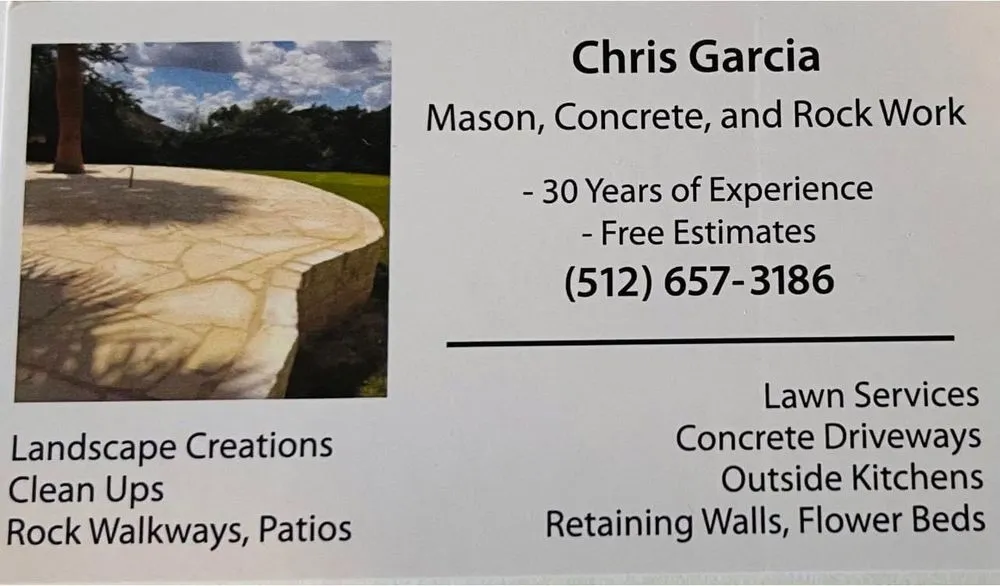 Trusted yard maintenance in Cedar Park, TX - Chris Garcia