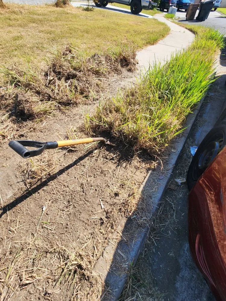 Custom garden landscaping in Paramount, CA by Chris' Handyman Services