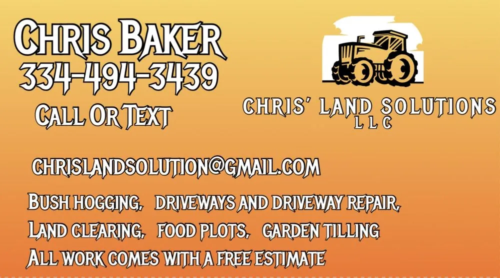 Custom landscape design in Elba, AL - Chris’ Land Solutions