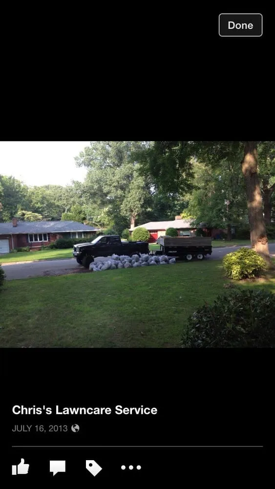 Local outdoor landscaping for residential properties in Yorktown, VA by Chris Lawn Care Service