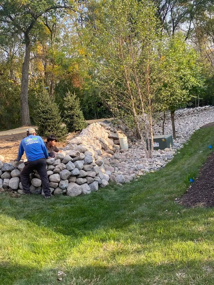 Professional outdoor landscaping in Milwaukee, WI by Chris Tree service