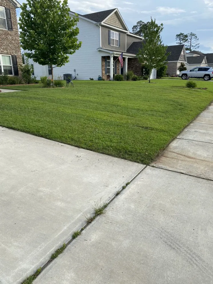 Affordable lawn mowing service for beautiful yards in Rincon, GA by Chrispy Cutz Lawn Care