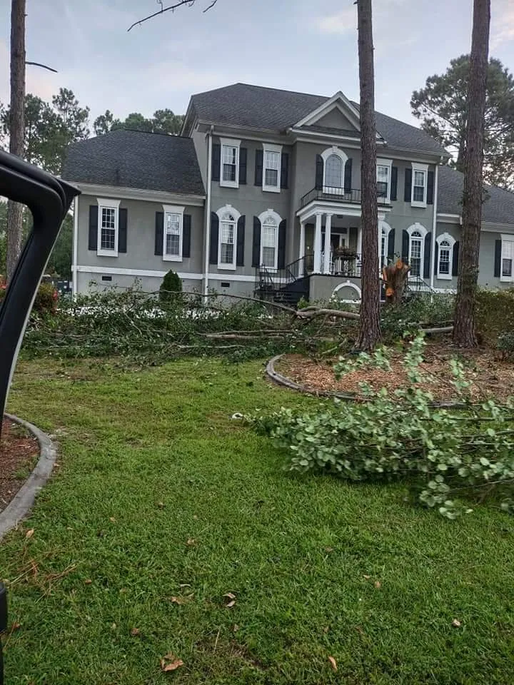 Professional lawn mowing service for homes in West Columbia, SC by Chris's Tree Service Removal & Hauling