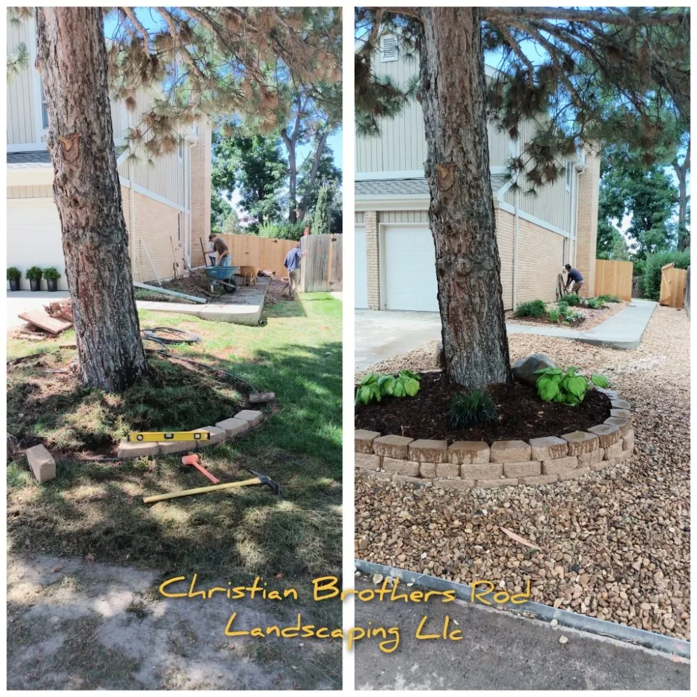 Expert landscape design with custom design in Denver, CO by Christian Brothers Rod Landscaping