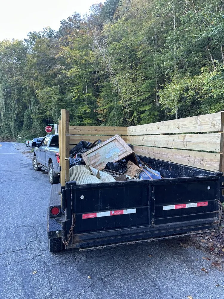 Professional outdoor landscaping in Franklin, NC by Christian Junk Removal & Hauling
