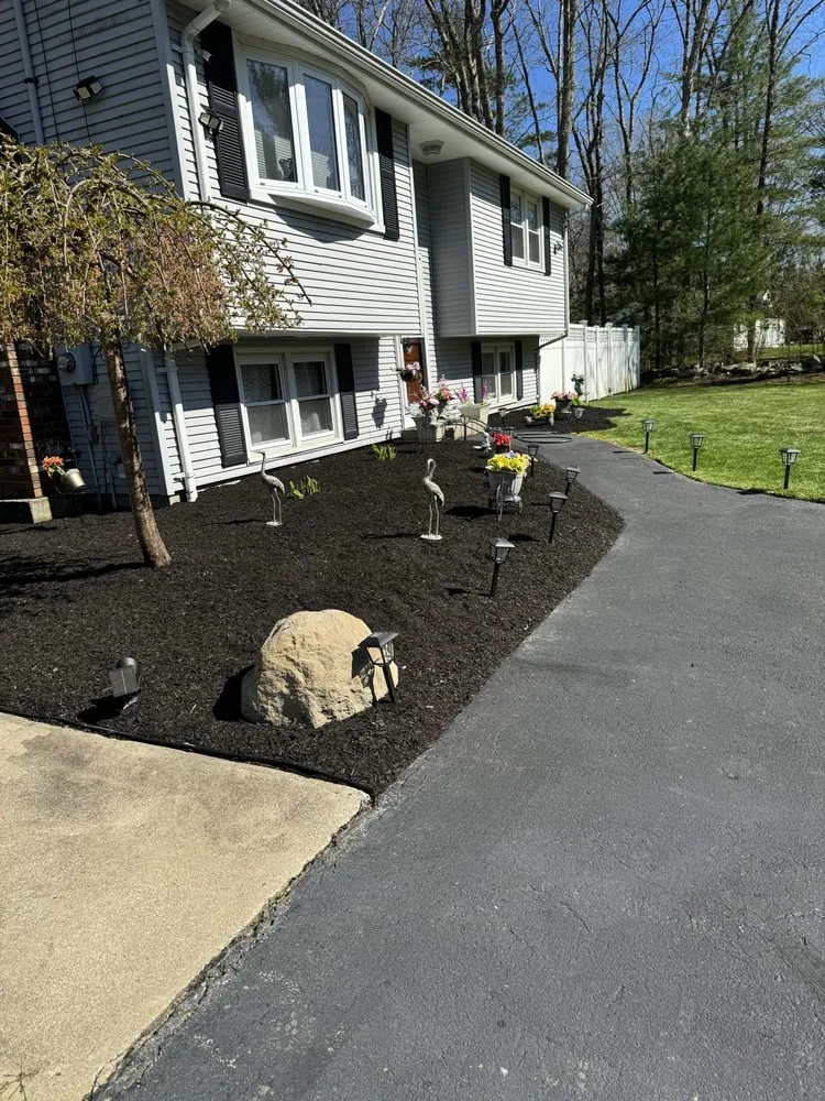 Local residential landscaping with custom design in Cranston, RI by Christian landscape