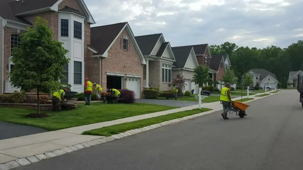 Custom landscape design for homes in Trenton, NJ by Christian Landscaping