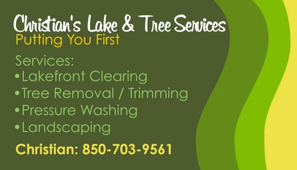 Christian’s Lake And Tree Services Logo