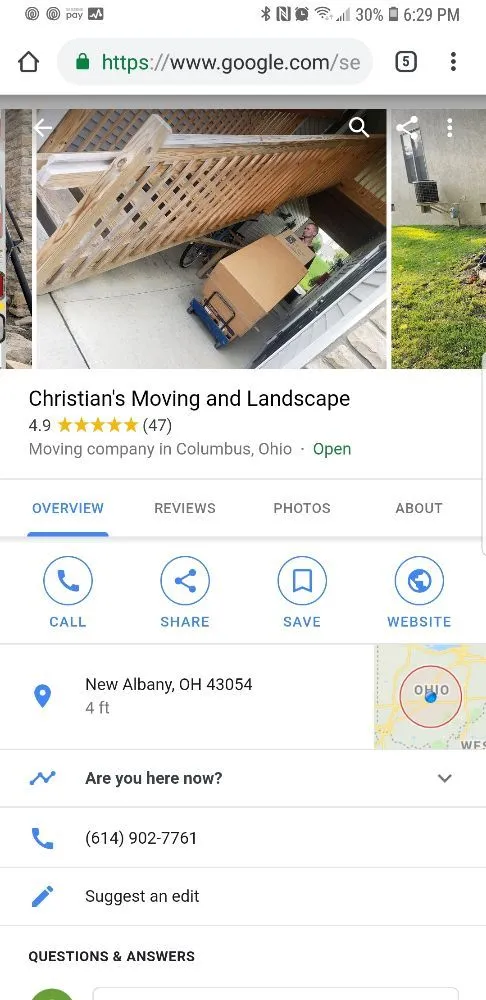 Professional yard maintenance experts serving Columbus, OH - Christian's Moving and Landscaping