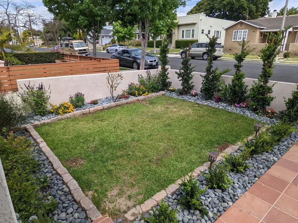 Custom lawn mowing service for outdoor upgrades in Long Beach, CA by Christine Nakov