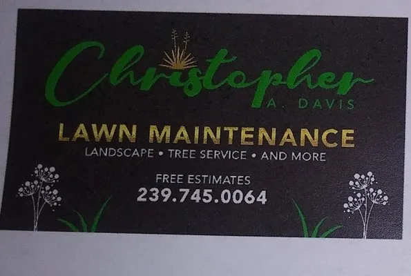 Christopher A. Davis Lawn Service & more