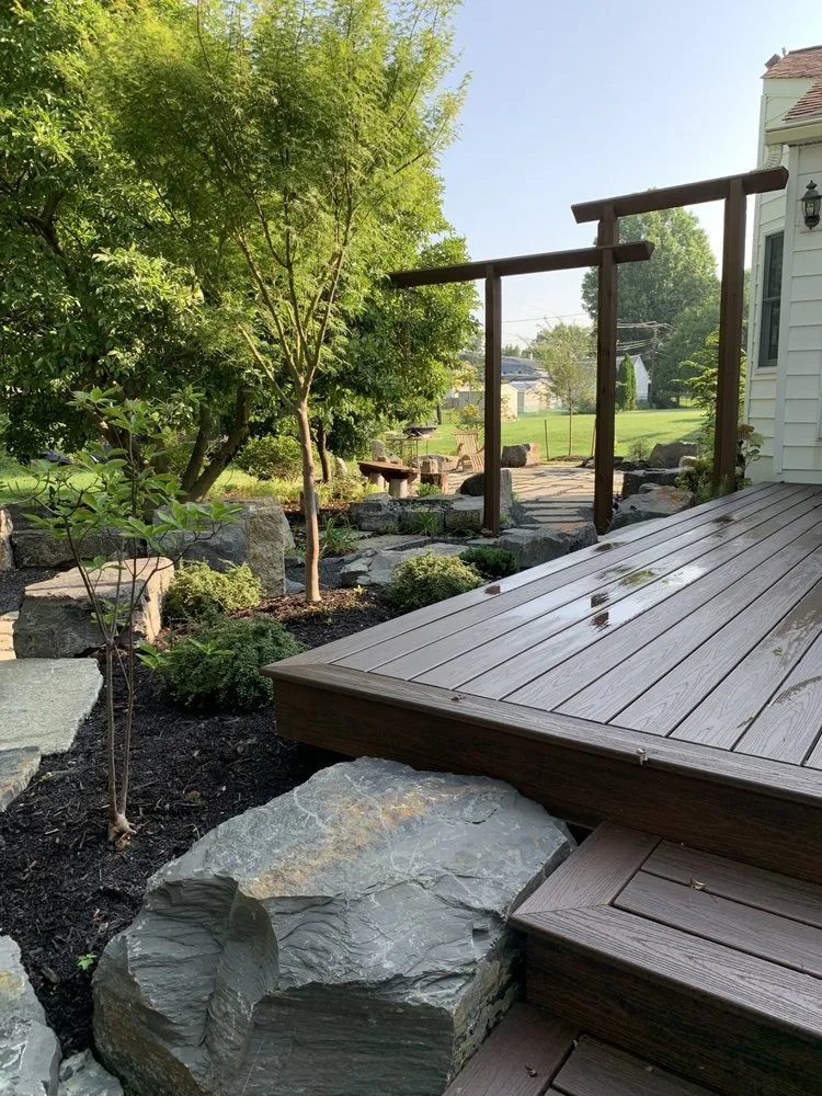 Affordable garden landscaping with custom design across Ambler, PA - Christopher A Zeek Landscape Design & Construction