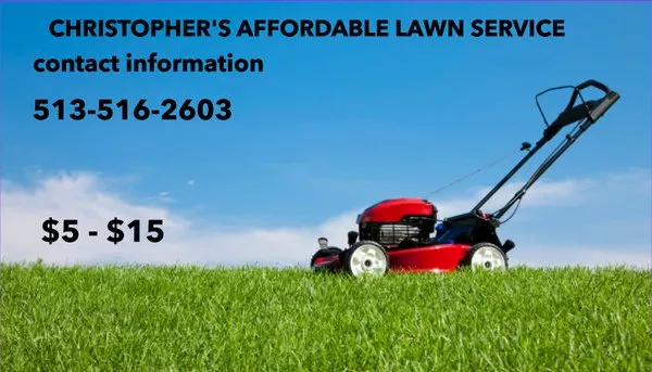 Christopher's Affordable Lawn Care Service Logo