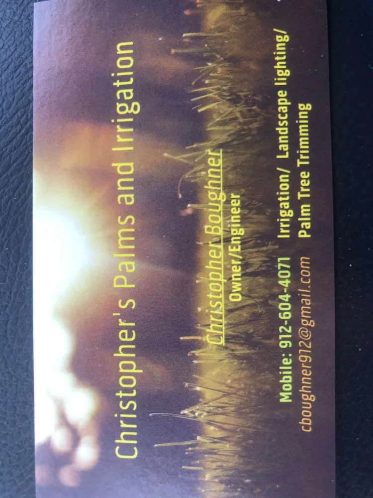 Affordable outdoor landscaping experts serving Savannah, GA - Christopher's Palms And Irrigation