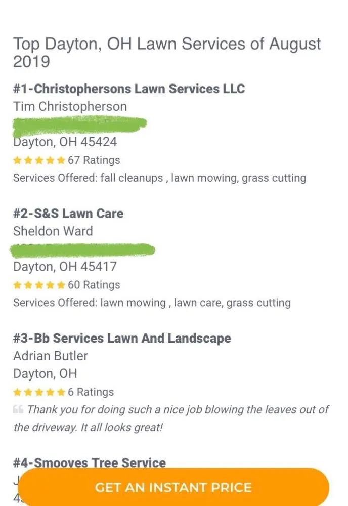 Affordable lawn mowing service for year-round maintenance across Dayton, OH - Christopherson’s Lawn Services