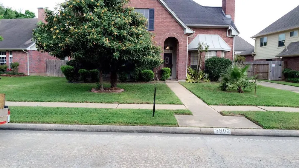 Local landscape installation for beautiful yards in Houston, TX by Christo's Courtesy Lawn and Landscape Services