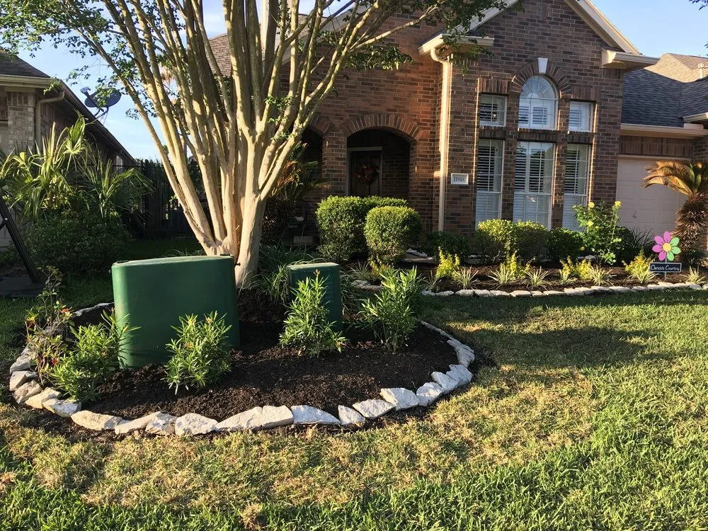 Affordable yard maintenance for year-round maintenance in Houston, TX by Christo's Courtesy Lawn and Landscape Services