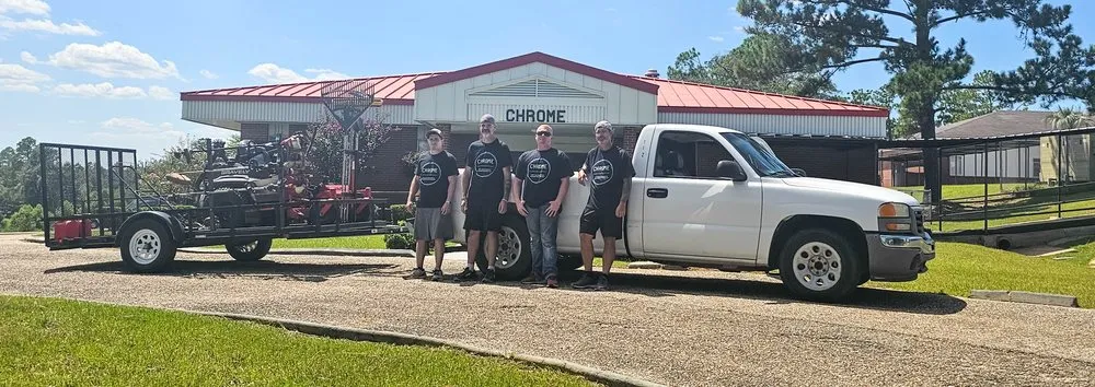 Affordable landscape installation with custom design in Marianna, FL by Chrome Landscape