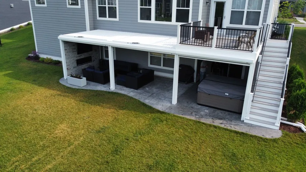 Affordable outdoor landscaping for homes in Apple Valley, MN by CHS Custom Decks and Design