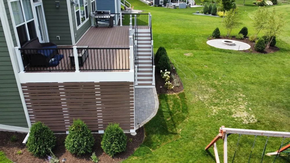 Custom yard cleanup service in Apple Valley, MN by CHS Custom Decks and Design