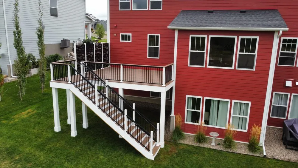 Professional lawn mowing service for residential properties in Apple Valley, MN by CHS Custom Decks and Design