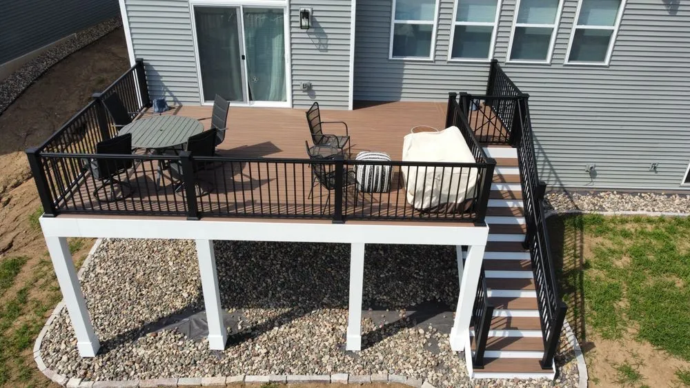 Affordable yard cleanup service for residential properties in Apple Valley, MN by CHS Custom Decks and Design