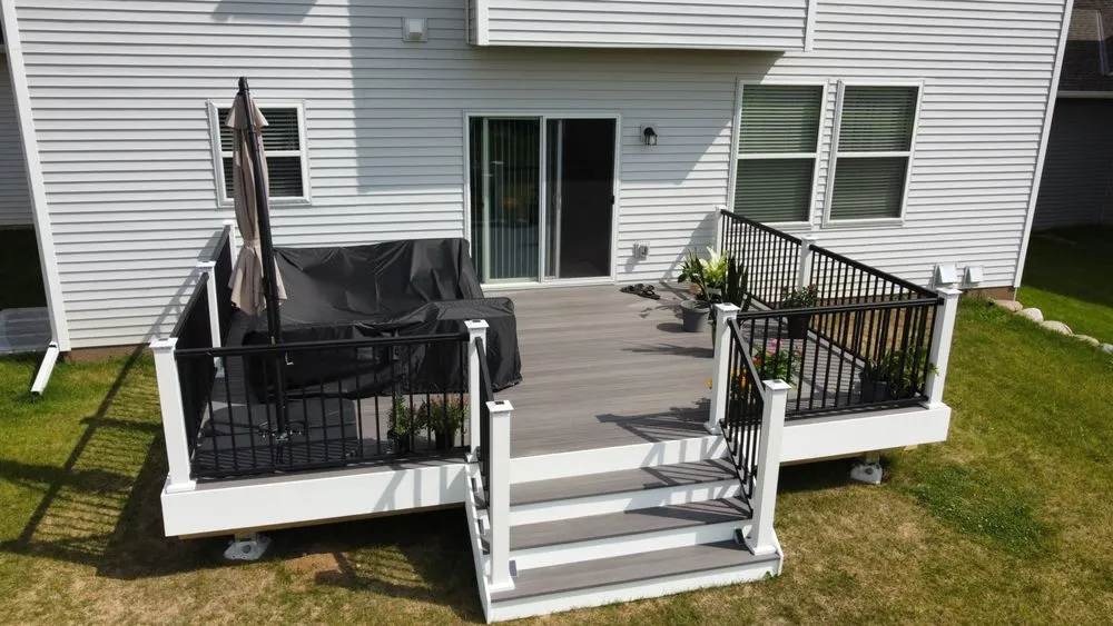 Reliable lawn mowing service for homes in Apple Valley, MN by CHS Custom Decks and Design
