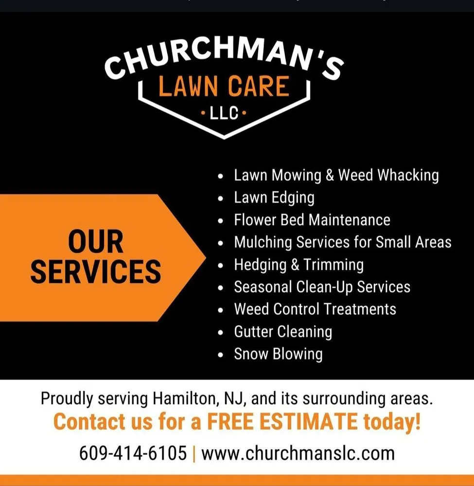 Expert lawn mowing service in Hamilton, NJ by Churchman's Lawn Care