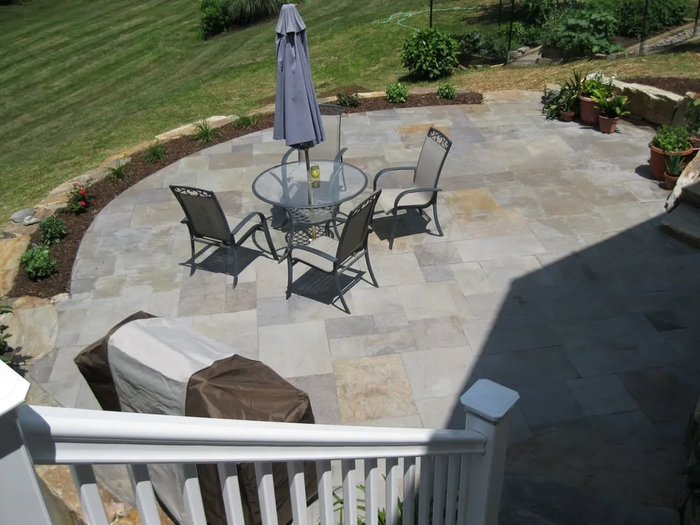Custom residential landscaping in Garnet Valley, PA by Cider Mill Landscapes