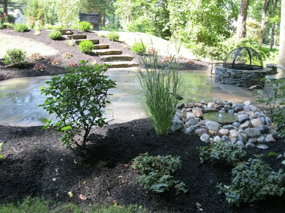 Professional residential landscaping in Garnet Valley, PA by Cider Mill Landscapes