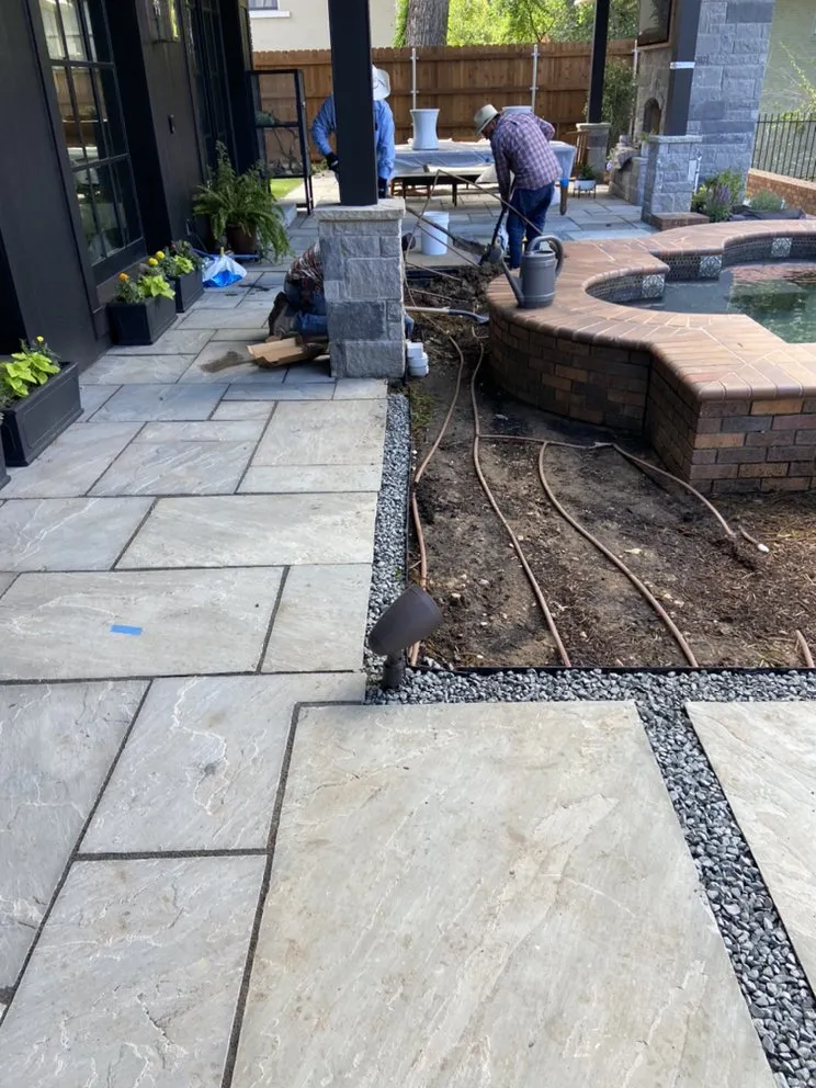 Reliable lawn mowing service in Crowley, TX by Cimarron - A Design + Build Company