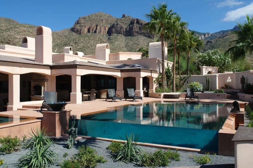 Expert lawn mowing service for beautiful yards in Tucson, AZ by Cimarron Circle Construction