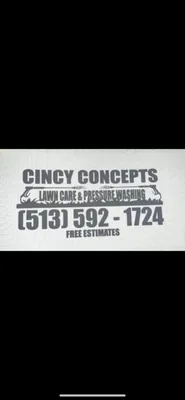 Cincy Concepts Lawn Care & Pressure Washing Logo