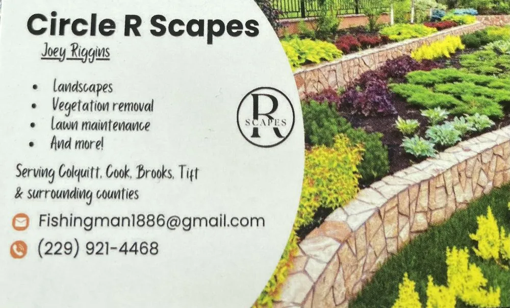 Custom garden landscaping in Moultrie, GA - Circle R Scapes