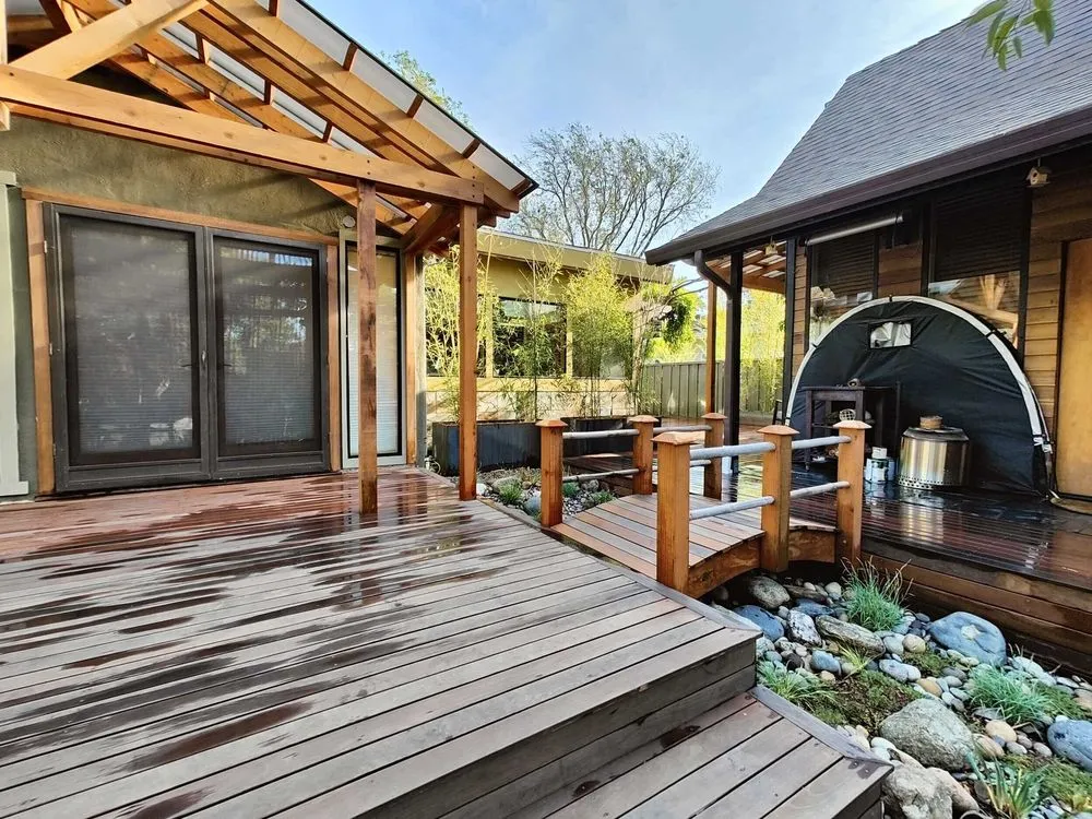 Top-rated outdoor landscaping in San Mateo, CA by Circlefoot Wellness Homes & Habitats