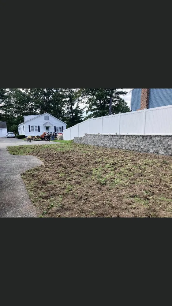 Custom garden landscaping in Woburn, MA by Citation Property Services