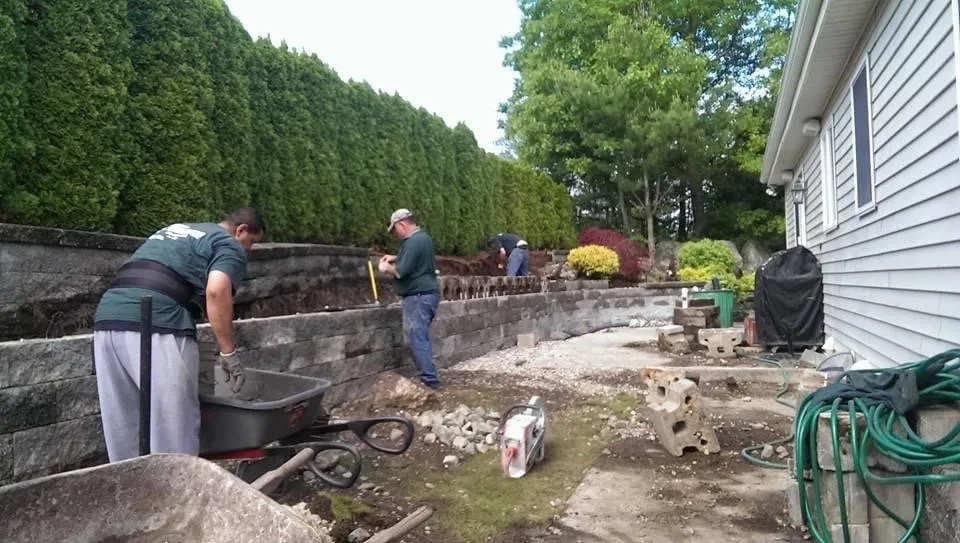 Professional landscape installation in Woburn, MA by Citation Property Services