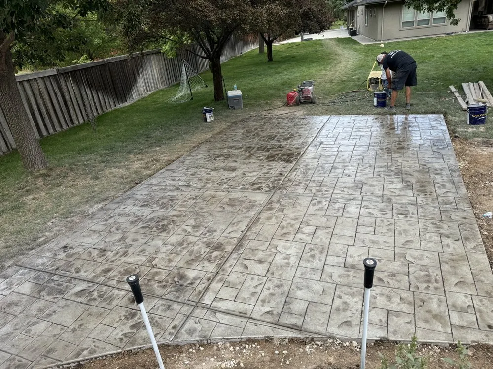 Professional lawn mowing service with custom design across Boise, ID - City of Trees Construction